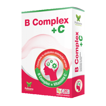 B Complex + C, 30 capsule, Polisano