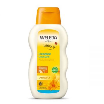 Băiță cremoasă cu galbenele, 200 ml, Weleda Baby