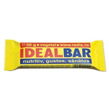 Baton Ideal Bar Proteic, 50 g, Redis Nutritie
