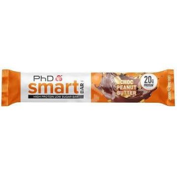 Baton proteic PhD Smart Bar Choc Peanut Butter, 64 g, PhD Nutrition