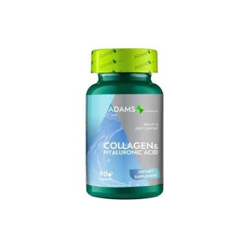 Collagen si Acid Hialuronic, 90 capsule, Adams