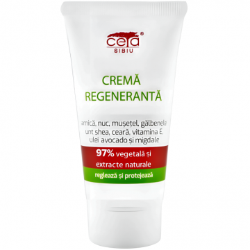 Crema regeneranta 97%vegetala extracte naturale 50ml - CETA SIBIU