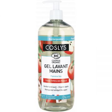 Gel bio pentru spalare pe maini fara sapun cu extract de mere, 1000ml, Coslys