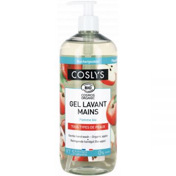 Gel bio pentru spalare pe maini fara sapun cu extract de mere, 1000ml, Coslys