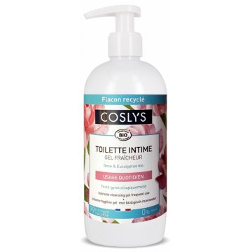 Gel intim bio utilizare frecventa cu trandafir si eucalipt, 500ml, Coslys