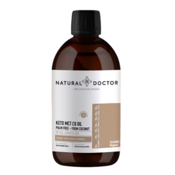 Keto MCT C8 Oil, 500ml, Natural Doctor