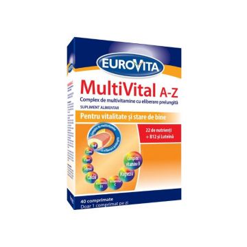 MultiVital A-Z, 40 comprimate, Eurovita