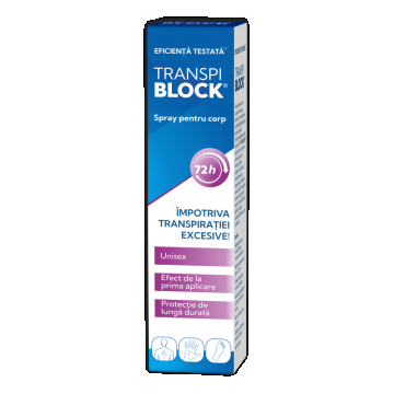 Spray pentru corp, 100ml, Transpiblock