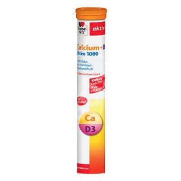 Calciu Vitamina D3 Osteo 1000, 15 comprimate, Doppelherz