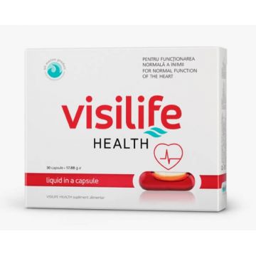 Capsule pentru functionarea normala a inimii, 30 capsule, Visilife Health