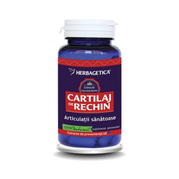 Cartilaj de Rechin, 60 capsule, Herbagetica