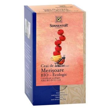 Ceai BIO de fructe Merisoare, 18 plicuri, Sonnentor