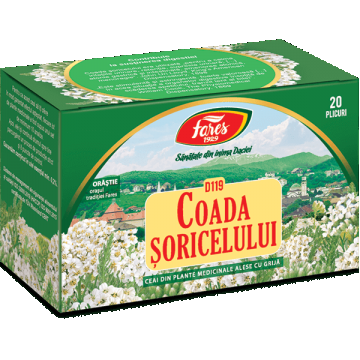 Ceai Coada Șoricelului, D119,20 plicuri, Fares