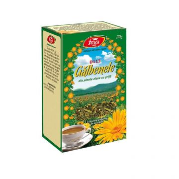 Ceai Flori de Gălbenele, D113, 20 g, Fares