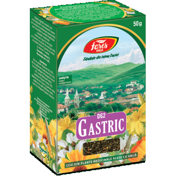 Ceai Gastric, D62, 50 g, Fares