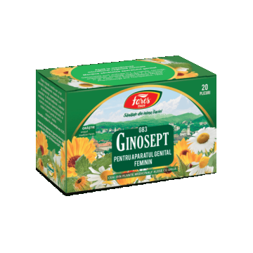 Ceai Ginosept, G83, 20 plicuri, Fares