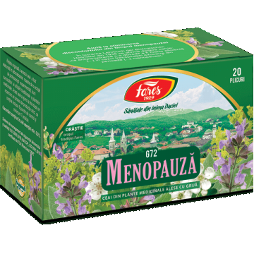 Ceai Menopauză, G72, 20 plicuri, Fares