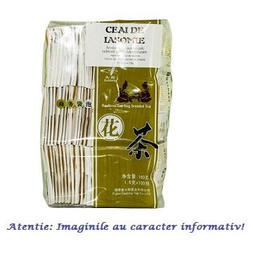 Ceai verde cu Iasomie relaxant vitalizant, 100 plicuri, Naturalia Diet