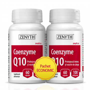 Coenzima Q10, 60 + 60 capsule, Zenyth (50% reducere la al doilea produs)