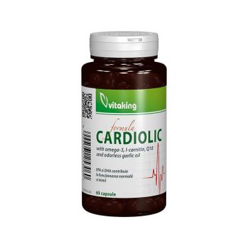 Complex Cardiolic pentru inima, 60 capsule gelatinoase, Vitaking