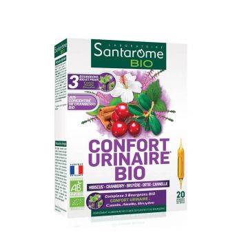 Confort Urinar Bio, 20 fiole buvabile, Santarome