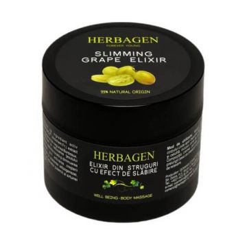 Crema Elixir din struguri cu efect de slăbire, 200g, Herbagen