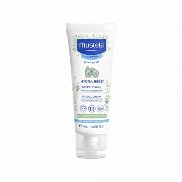 Crema hidratanta de fata pentru piele normala Hydra Bebe, 40 ml, Mustela