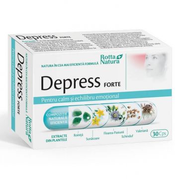 Depress Forte , 30 capsule, Rotta Natura