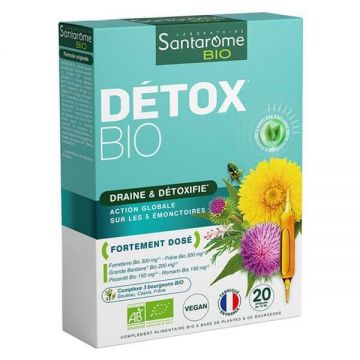 Detox Bio, 20 fiole, Santarome