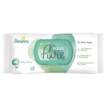 Șervețele umede Aqua Pure, 48 bucăți, Pampers