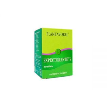 Expectorante V, 40 tablete, Plantavorel