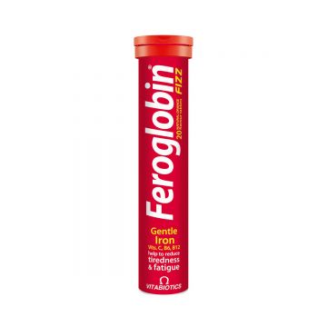 Feroglobin Fizz, 20 comprimate efervescente, Vitabiotics