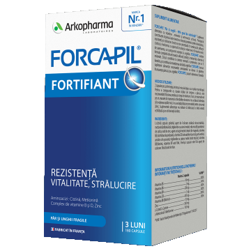 Forcapil Fortifiant pentru păr și unghii, 180 capsule, Arkopharma