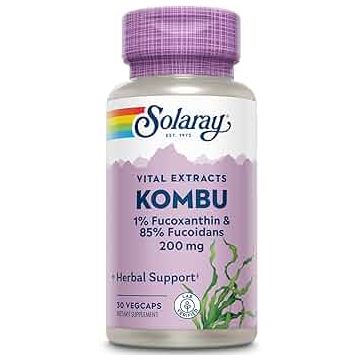 Fucoxanthin Solaray, 30 capsule, Secom