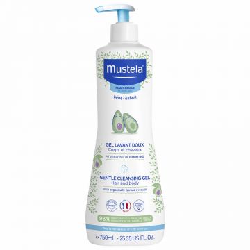 Gel de curatare par si corp, 750 ml, Mustela
