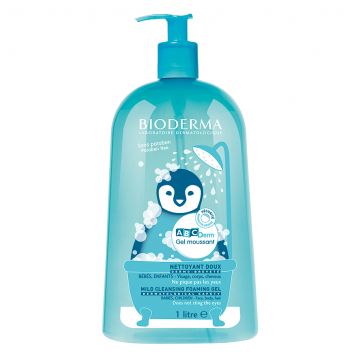 Gel spumant ABCDerm, 1 L, Bioderma