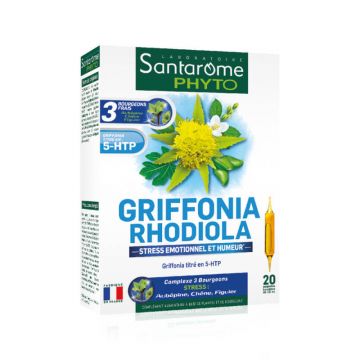 Griffonia Rhodiola, 20 fiole, Santarome