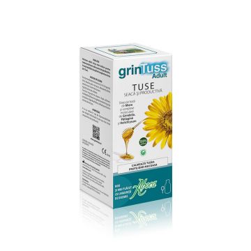 GrinTuss sirop de tuse pentru adulți, 180 ml, Aboca