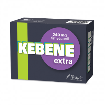 Kebene Extra Simeticonă 240 mg, 30 capsule, Terapia