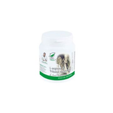 L-arginina si Tribulus Terrestris, 150 capsule, Pro Natura