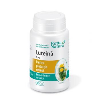 Luteină, 6 mg, 30 capsule, Rotta Natura