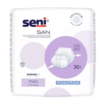 Absorbante pentru incontinenta San Maxi, 30 bucati, Seni