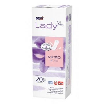 Absorbante pentru incontinenta urinara Lady Micro, 20 bucati, Seni