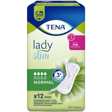 Absorbante pentru incontinenta urinara Lady Slim Normal, 12 bucati, Tena
