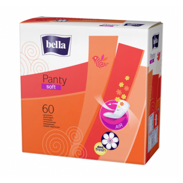 Absorbante zilnice Panty Soft Deo, 60 bucati, Bella