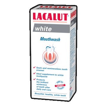 Apa de gura White Antiplaque, 300ml, Lacalut