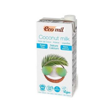 Bautura vegetala din cocos cu calciu si fara zahar, 1l, Nutriops