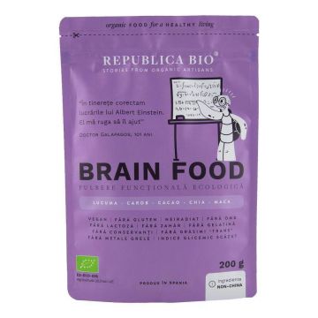 Bio Brain Food pulbere functionala ecologica, 200g, Republica Bio