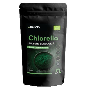 Chlorella Pulbere ecologica, 125g, Niavis Chlorella Pulbere ecologica, 125g, Niavis