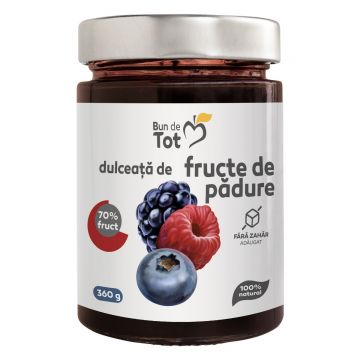 Dulceata din fructe de padure, 360 g, Dacia Plant